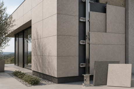 Moderne Fassadenverkleidung mit Keramikplatten – wetterfeste Gebäudehülle vom Fachbetrieb